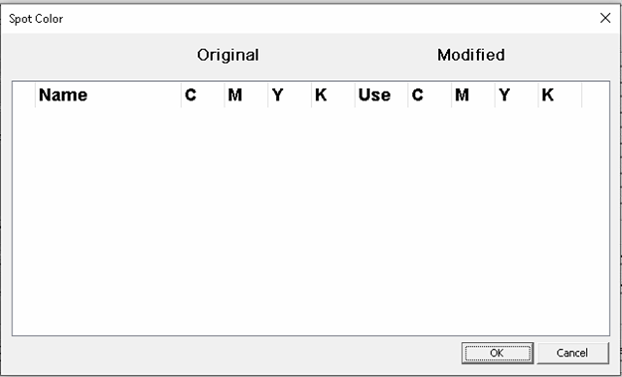 Do you see this when you click on Spot Color?
